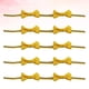 thumbnail image 5 of 100 unidades de envoltorios para hornear con lazos adorables, prácticos y prácticos para sellar alimentos (amarillos), 5 of 7