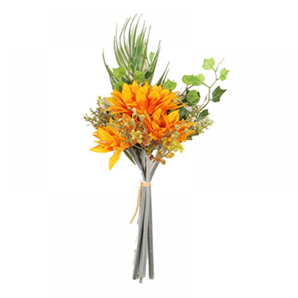 Sunflower Mixed Bouquet, Artificial Flowers Fake Silk Flower Bouquet