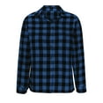 thumbnail image 2 of Erwazi Plaid Shirts for Women Fashion Work Business Button Down Shirts Casual Long Sleeve Blouses Tops, 2 of 5