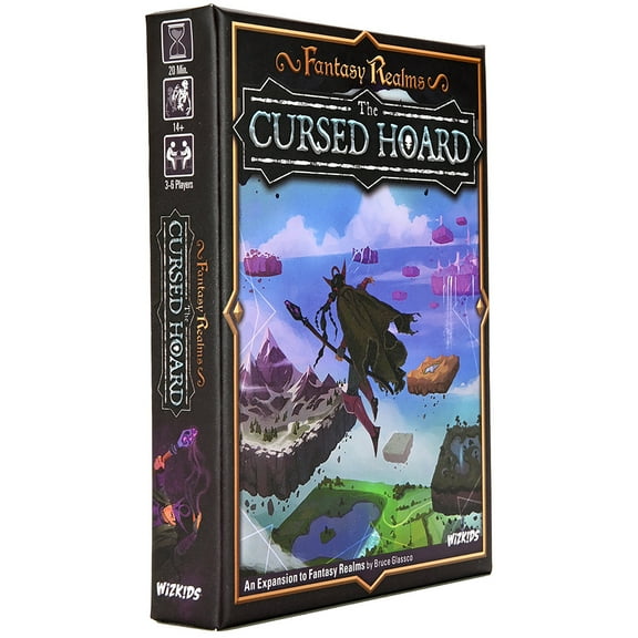 Fantasy Realms: The Cursed Hoard - Expansion, WizKids Board Game, Ages 14 , 3-6 Players, 20  Min