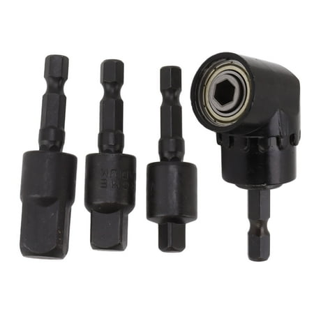 

Sockets Adapter with 360 Degree Rotatable Hex Shank Drill Adapters 105 Degree Angle Screwdriver Drill Bit