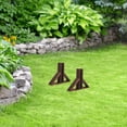 thumbnail image 3 of 2 Pcs Wood Fence Parts Garden Supplies Fences Room Post Stabilizer Baby Office, 3 of 8