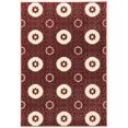 thumbnail image 1 of Linon Prisma Karma Machine Made Polypropylene 2'x3' Rug in Red, 1 of 3