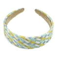 thumbnail image 5 of 1 Pc Elegant Flat Raffia Straw Headband for Women for Girls 5.91"x1.57" Blue, 5 of 6