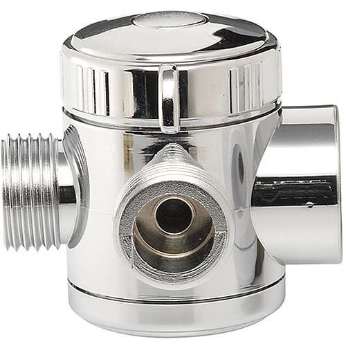 Plumb Craft Waxman 7653900 Chrome 3Way Shower Diverter Valve Walmart