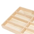 thumbnail image 6 of Wooden Glasses Organizer Display Organizer Grids Multifunctional Tabletop Holder 8 Compartment, 6 of 7