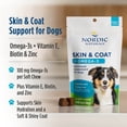 thumbnail image 3 of Nordic Naturals Pet Skin & Coat Soft Chews with Omega-3 - Pork Bone Broth Flavor, 30 Count, 3 of 8