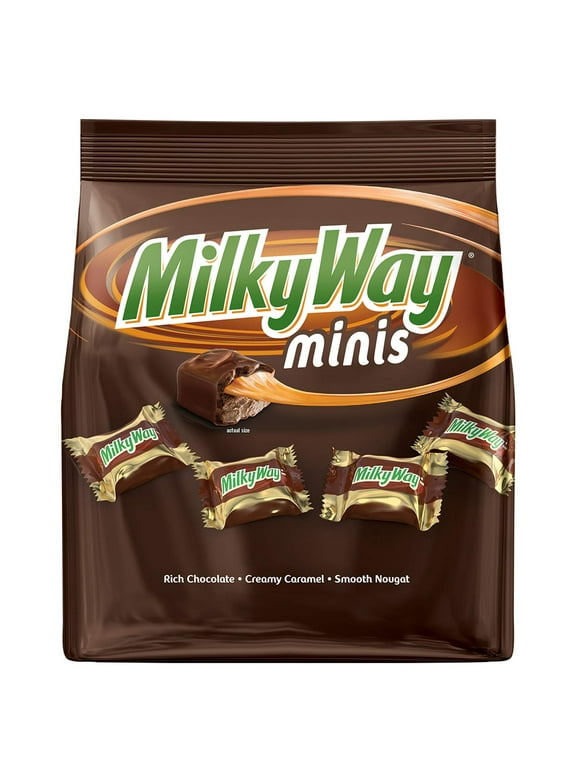 Milky Way Milk Chocolate Minis Size Candy Bars, 9.7 Oz