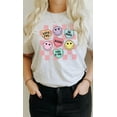 thumbnail image 5 of Valentines Heart Candy Checker Graphic Tee T-Shirt, 5 of 7