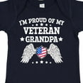 thumbnail image 4 of Inktastic I'm Proud of My Veteran Grandpa Boys or Girls Baby Bodysuit, 4 of 5