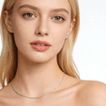 thumbnail image 4 of NAG.HC 925 Sterling Silver 1.0mm Wheat Chain Necklace for Womenx-Includes jewelry box-16In, 4 of 4
