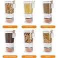 thumbnail image 6 of Cereal Dispenser Countertop 2 Pack with Bowls Spoons Cutlery Box,5.5 QT Dry Food Dispenser Snack Organizer Containers Storage with Lids for Pantry Kitchen Organization Oatmeal Nut Granola Candy, 6 of 12