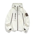thumbnail image 5 of Chaqueta cortavientos morada para hombre con capucha, ropa de otoño, chaquetas impermeables para exteriores, abrigos para senderismo y trekking, 5 of 5