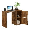 thumbnail image 4 of Designs2Go Bureau d'Étudiant avec Armoires de Rangement, Fini Bois Muscade, 4 of 6