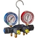 thumbnail image 1 of Yellow Jacket 49963 Solo colector Grados F psi Escala R-22/404A/410A Refrigerante Medidores rojo/azul, 1 of 1
