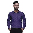 thumbnail image 1 of BESTMAN Cotton Formal Shirts For Men Slim Fit Printed Full Sleeve Shirts For Men, 1 of 5