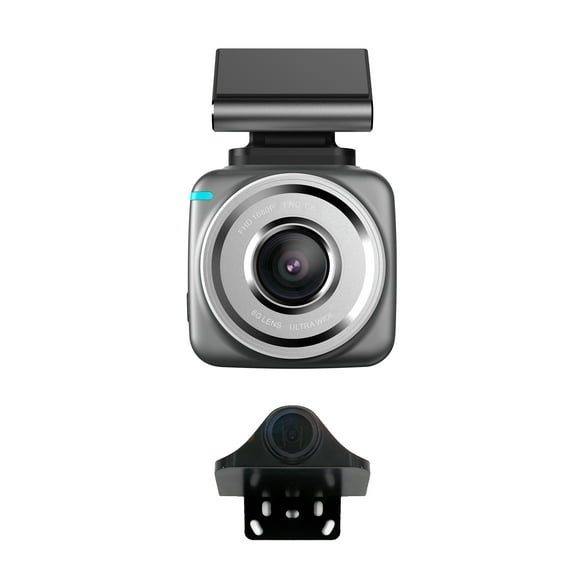 JS Dash PRO - Plug & Play -Dual Channel; 1080p FHD Dash cam & 720p Rear Camera with Wi-Fi & G-sensor