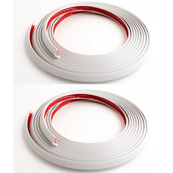 Décor Boarder Edge Tile Trim White, 2pk