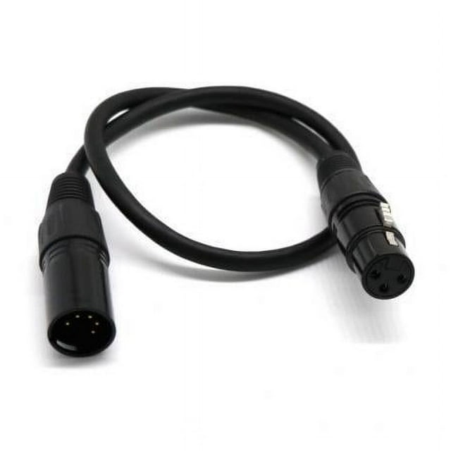 Milaget 13X XLR Turnaround DMX Adapter Converter Cable 5 Pin Male to 3 Pin Female