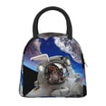 thumbnail image 1 of Disketp Astronaut in Outer Space Bolsa Térmica para Almuerzo, Lonchera con Abertura Amplia y Gran Capacidad, Organizador Reutilizable para Mujeres, Hombres y Adultos, 1 of 6