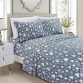 thumbnail image 1 of Mocassi Deep Pocket 4 Piece Bed Sheet Set,Soft Microfiber, Hypoallergenic, Cool & Breathable, Queen, Christmas Tree, 1 of 3