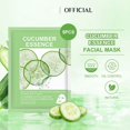 thumbnail image 3 of Xihbxyly Ofertas para mujeres Mascarilla hidratante y nutritiva de pepino, paquete de 5, 3 of 6
