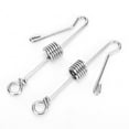 thumbnail image 4 of VGEBY 2Pcs Stainless Steel Parrots Leg Ring Parrots Foot Buckle, Parrots Leg Buckle, Parrots For Pet, 4 of 8