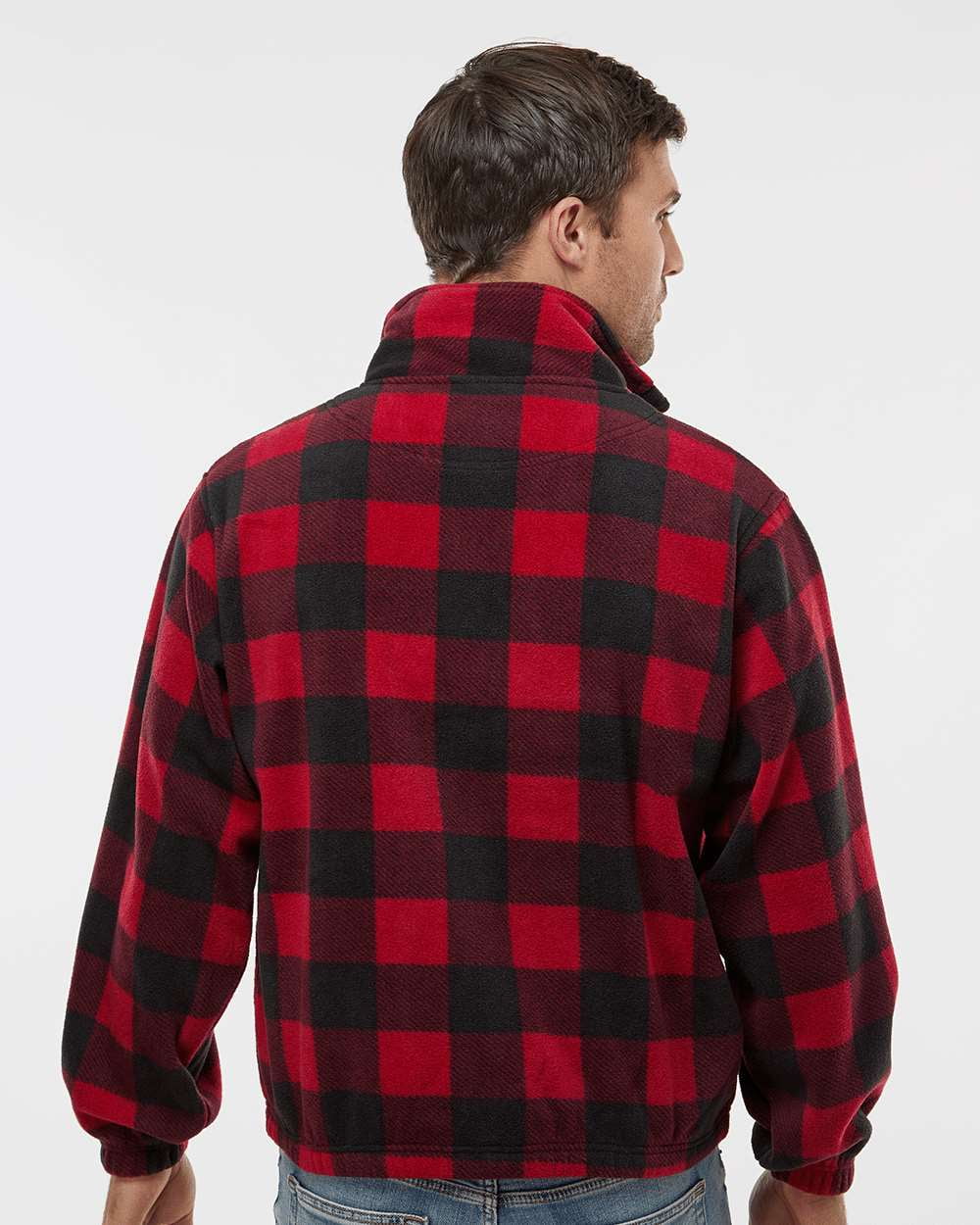 Burnside polar fleece quarter zip pullover 3052 Clearance