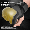 thumbnail image 5 of WYOX Gel Boxing Hand Wraps Inner Gloves for Men & Women, 80cm Quick Wrist Wraps, Padded Knuckle Protection, Hand Wraps for Boxing, MMA, Muay Thai, Kickboxing & Martial Arts, Boxing Gloves, 5 of 8
