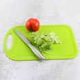 thumbnail image 2 of Plastic Chopping Block Meat Vegetable Cutting Board Non-Slip Anti Overflow With Hang Hole Chopping Board Pink, 2 of 8