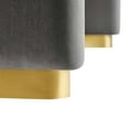 thumbnail image 6 of Koda Performance Velvet Waterfall Ottoman in Brass Storm Gray, 6 of 10