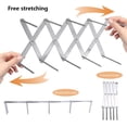 thumbnail image 3 of Jinsinto Stainless Steel Barbecue Rack (2 Pieces), BBQ Grill Rack, BBQ Ribs Cooking Rack, Shelf For Preparing Ribs Or Roast, 3 of 5