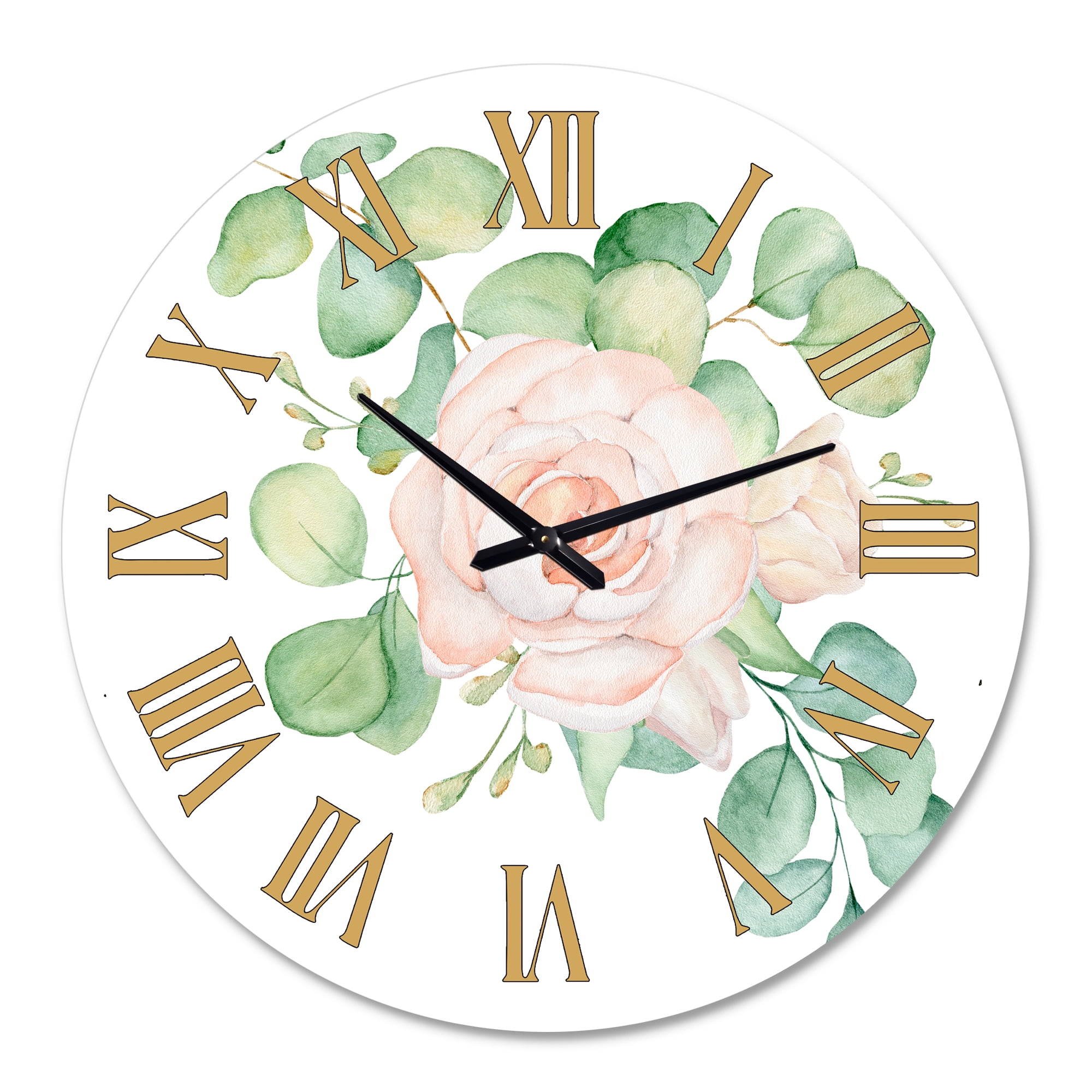 Designart 1 in Quartz Traditional Wall Clock