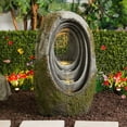 thumbnail image 6 of Alpine Corporation 32"H 4-Tier Layer Oval Rainforest Fountain w/LED Lights, 6 of 11