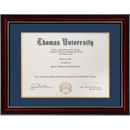 rim diploma 11x14 certificates 5x11