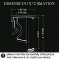 thumbnail image 7 of 2 Inch Clear Blind Clips for Valance, Hidden Valance Clips(12 Pieces), 7 of 7