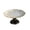 Black, variant on Ceramic tall cake bowl with lid, cake plate, cake stand, muffin stand, multifunctional tea tray, vintage fruit plate, fruit bowl for cupcakes, wedding table decoration, party