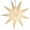 9 Pointed W, variant on 9 Pointed White Paper Star Light with 12 Foot Power Cord Included