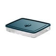 thumbnail image 4 of Caja para guardar huevos, contenedor para huevos, apilable, reutilizable, dispensador, bandeja para huevos para armario. Verde, 4 of 9