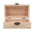thumbnail image 1 of 5pcs Rectangle Wood Box Unfinished Wooden Jewelry Storage Case DIY Craft, 1 of 4
