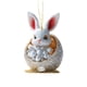 thumbnail image 1 of Lindo Colgante de Conejo de Pascua de Colores, 1 of 7