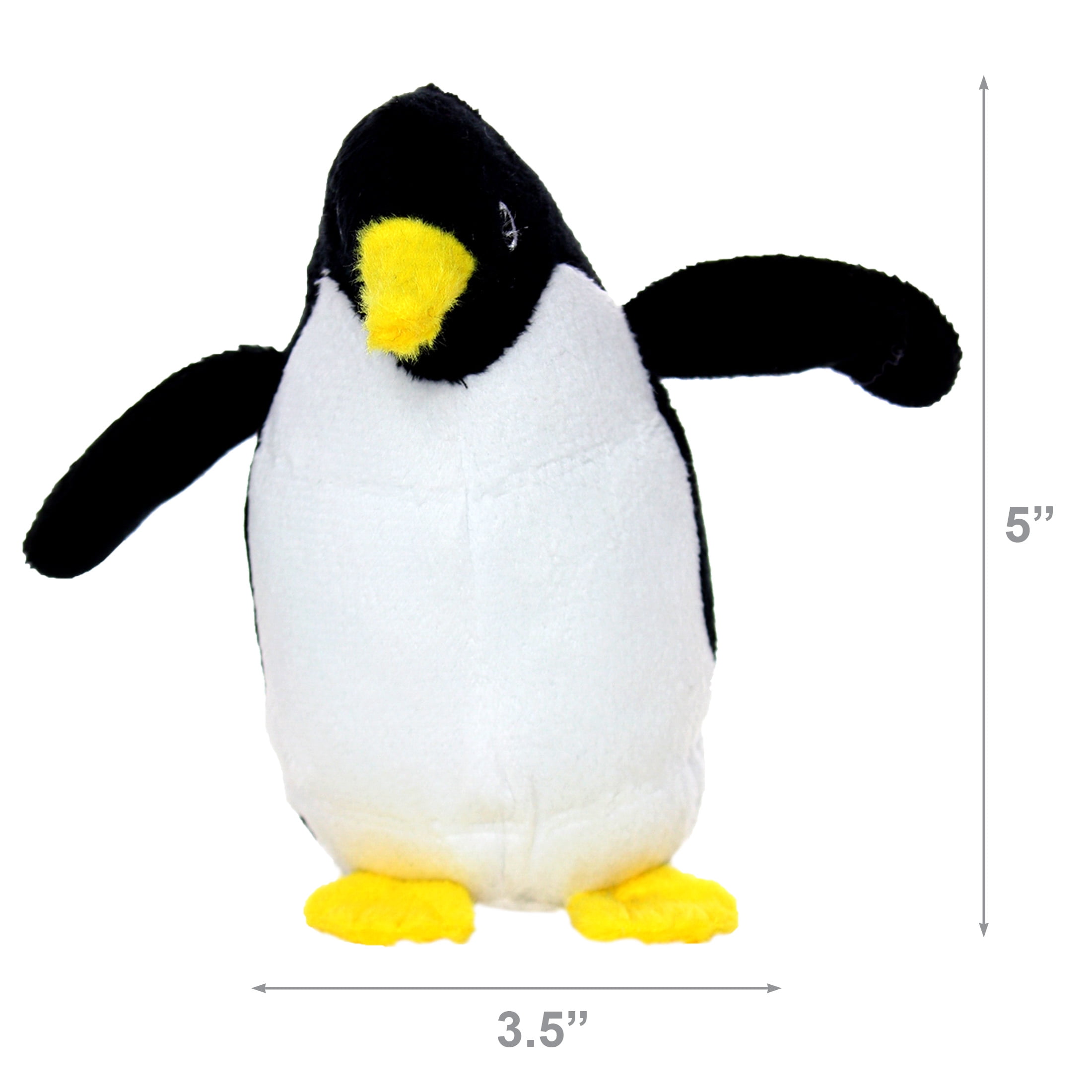 Mighty Jr Arctic Penguin Durable Plush Squeaky Dog Toy