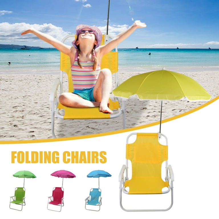 Chair Umbrella With Clamp Ultra Comfortable Adjustable Umbrella Blue