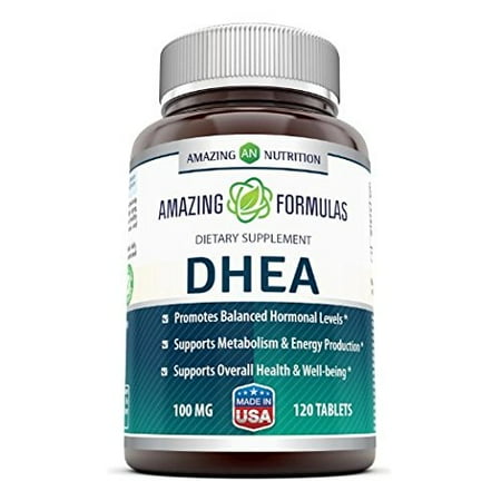 Amazing Formulas Supplément DHEA 100mg 120 comprimés