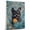 Affenpinscher, variant on Barbet Dog Playing Swimming Wall Stretched Canvas Size 8x12 – Barbet Canvas Art for Dog Lovers, Swimming Canvas Wall Decor