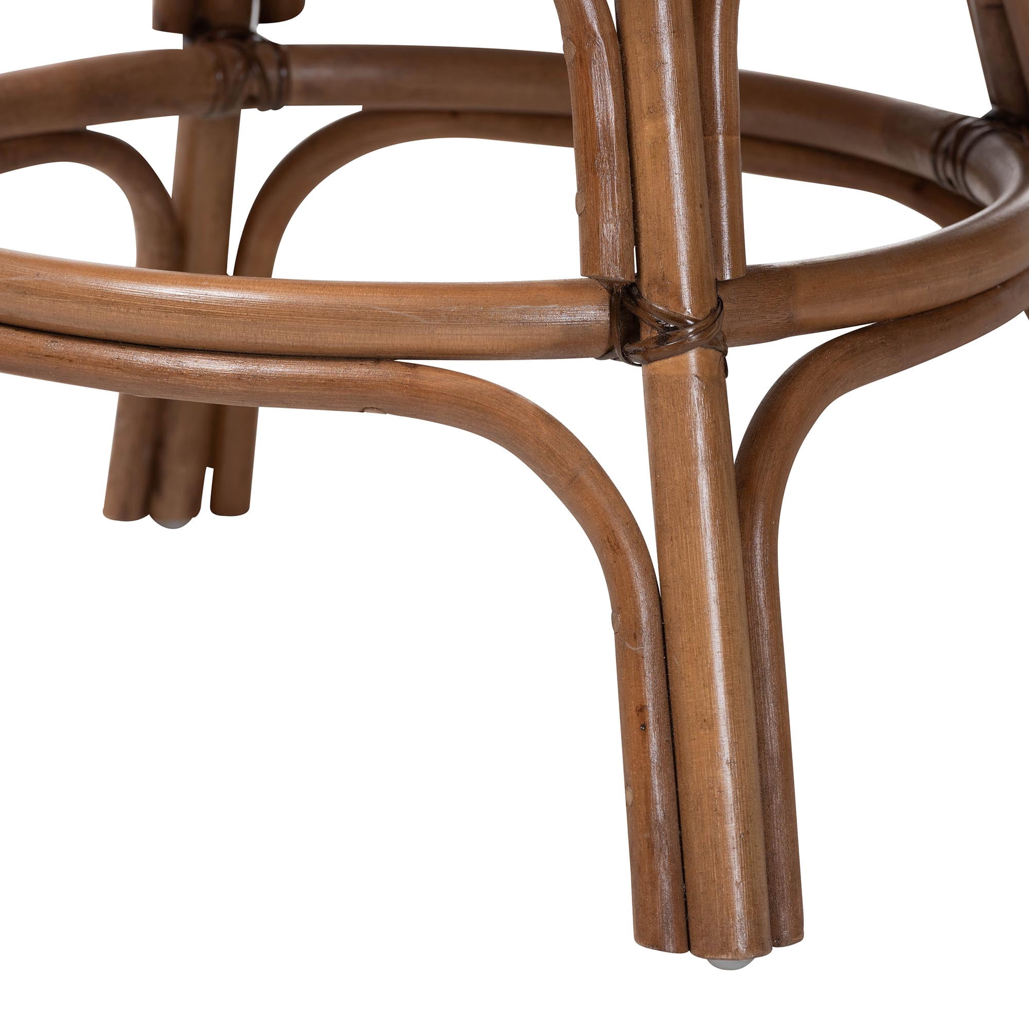 bali & pari Bella Boho Counter Stool, Counter Height, Coffee Bean