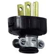 thumbnail image 1 of Enchufe Leviton Straight Blade 5-15P 125V 15A negro, 1 of 2