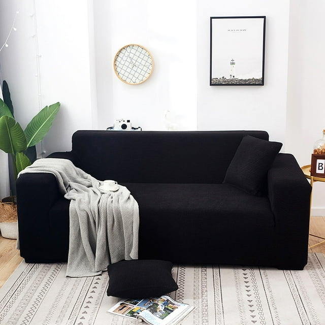 Elastic Sofa Covers For Living Room Geometric ArmChair Knitted Corn Grid Fabric Sofa Slipcovers Chair Protector Home Decor DMH