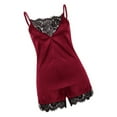 thumbnail image 3 of Pyjama Rouge pour Femmes Haut et Short Rouge, L L, 3 of 8