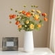 thumbnail image 5 of Flor Artificial 8 cabezas Camelia Ticfox decoración de mesa interior 55cm, 5 of 10